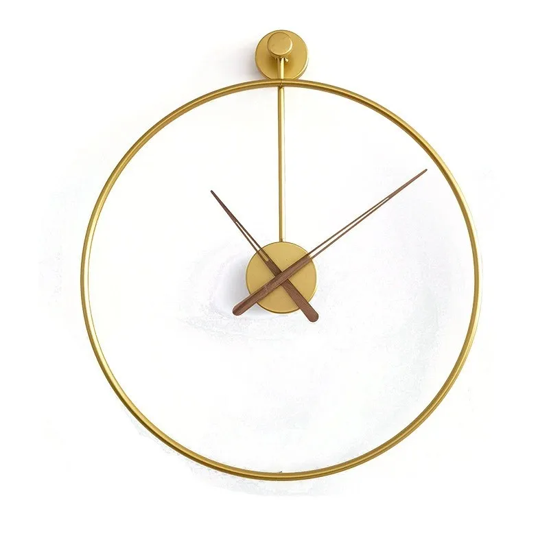 

Nordic modern simple wall clock Wall hanging Decorative painting of living room restaurant clocks wall home decor