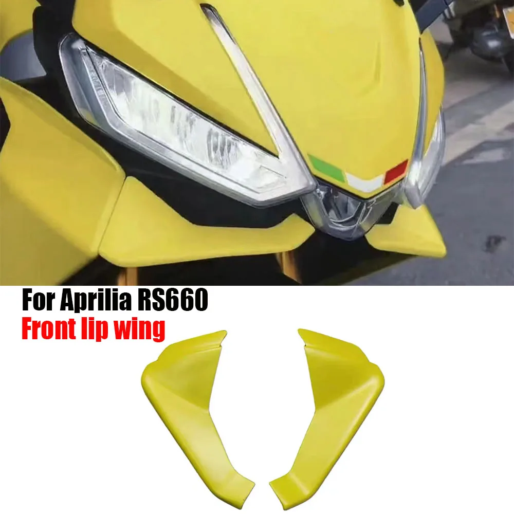 

For Aprilia RS660 2020 2021 2022 2023 2024 Motorcycle front lip wing cover conical aerodynamics aerodynamic wing Accessories