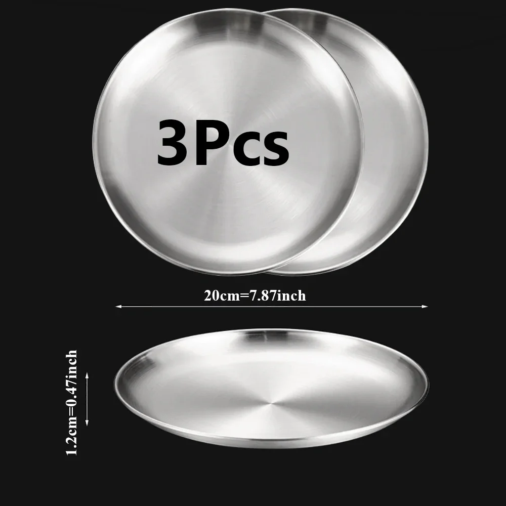 20cm-3Pcs-Silver