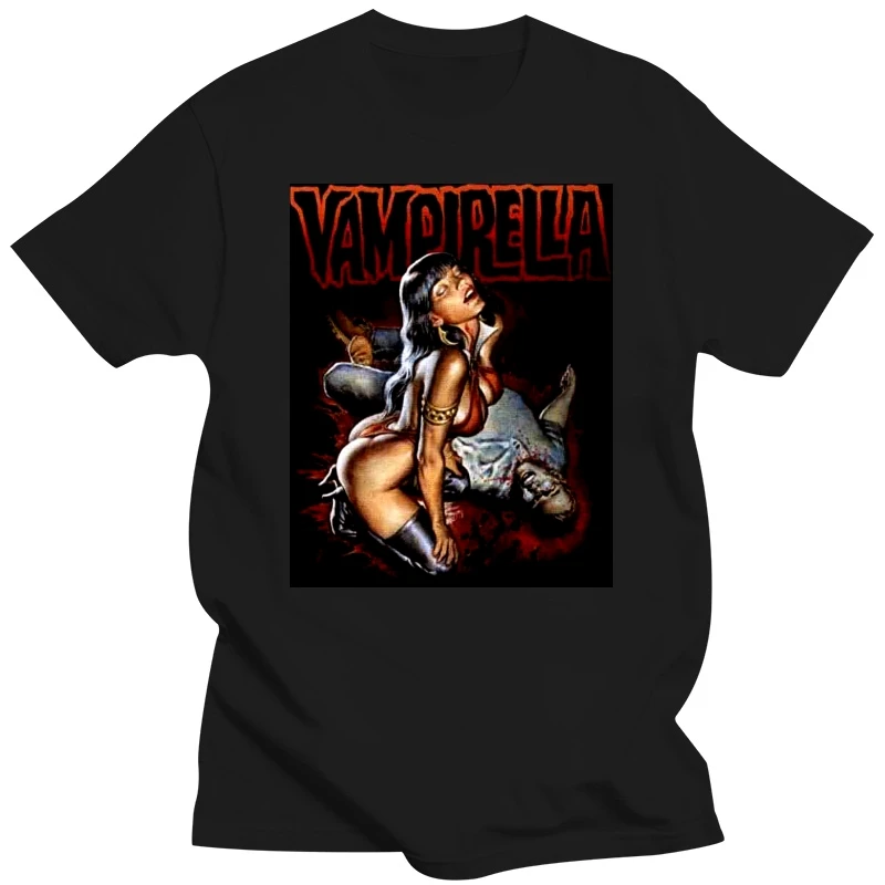 Death Is Coming Vampirella -Feed T-Shirt Officially Licensed Male Best Selling T Shirt