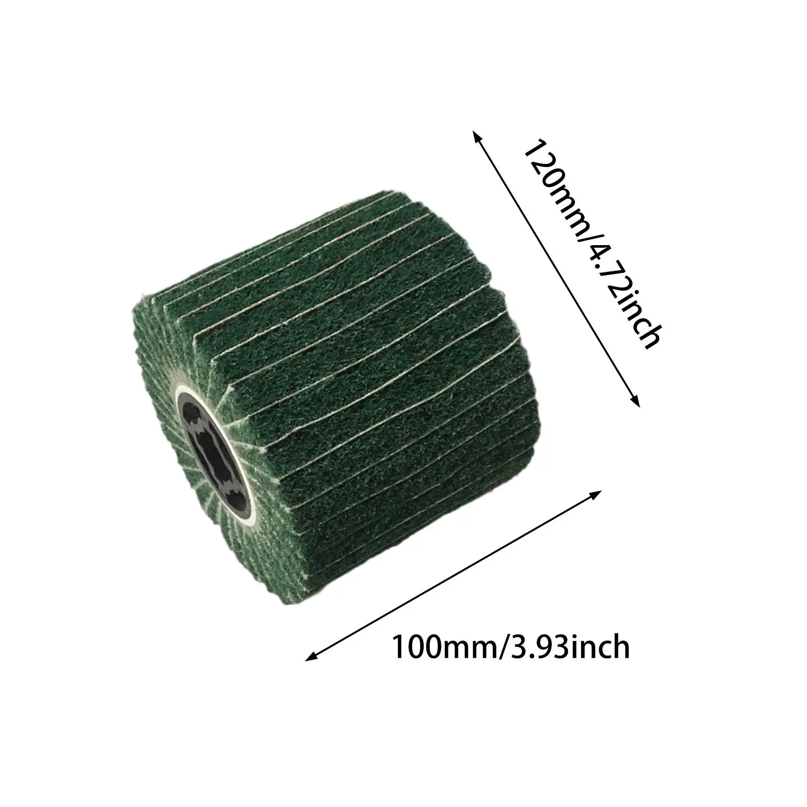 Polishing Wheel Sandpaper Burnishing Drum Surface Conditioning Flap Wheel for Grinder Metal Work