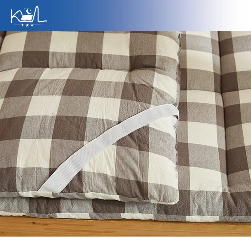Premium 100% Xinjiang Cotton Mattress Pad, Thick Quilted Bed Pad, Foldable Floor Mat for Dormitory, Tatami & Small Spaces