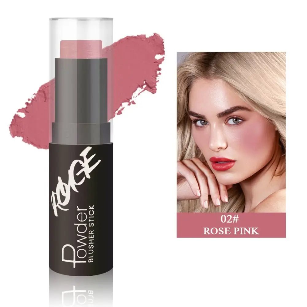 Multi-função Blush Stick, creme Blush, olhos, matiz bochecha, beleza, rosto, cosméticos para meninas, portátil