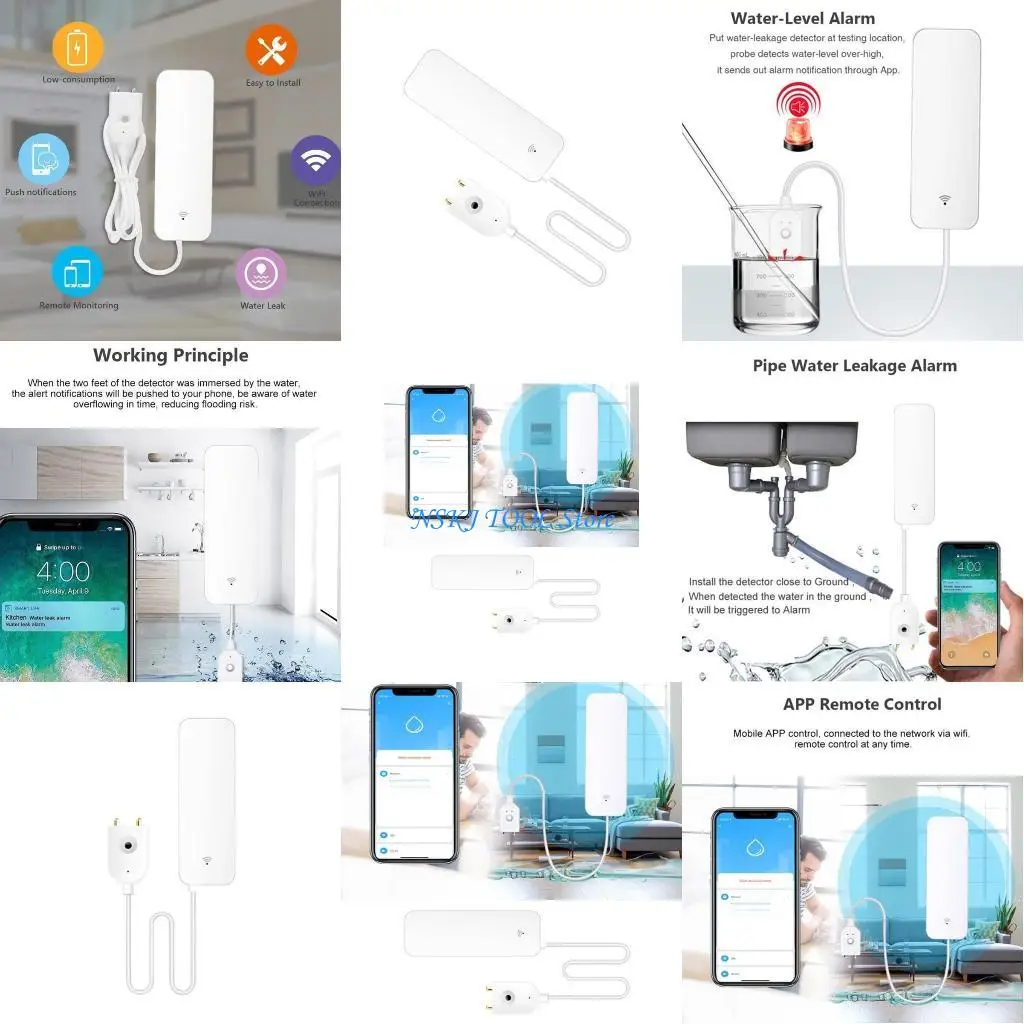 

L8RC Upgrades Leak Detectors with High Sensitivity Sensoring Water Immersions Alerts Systems ABS for Timely Alerts