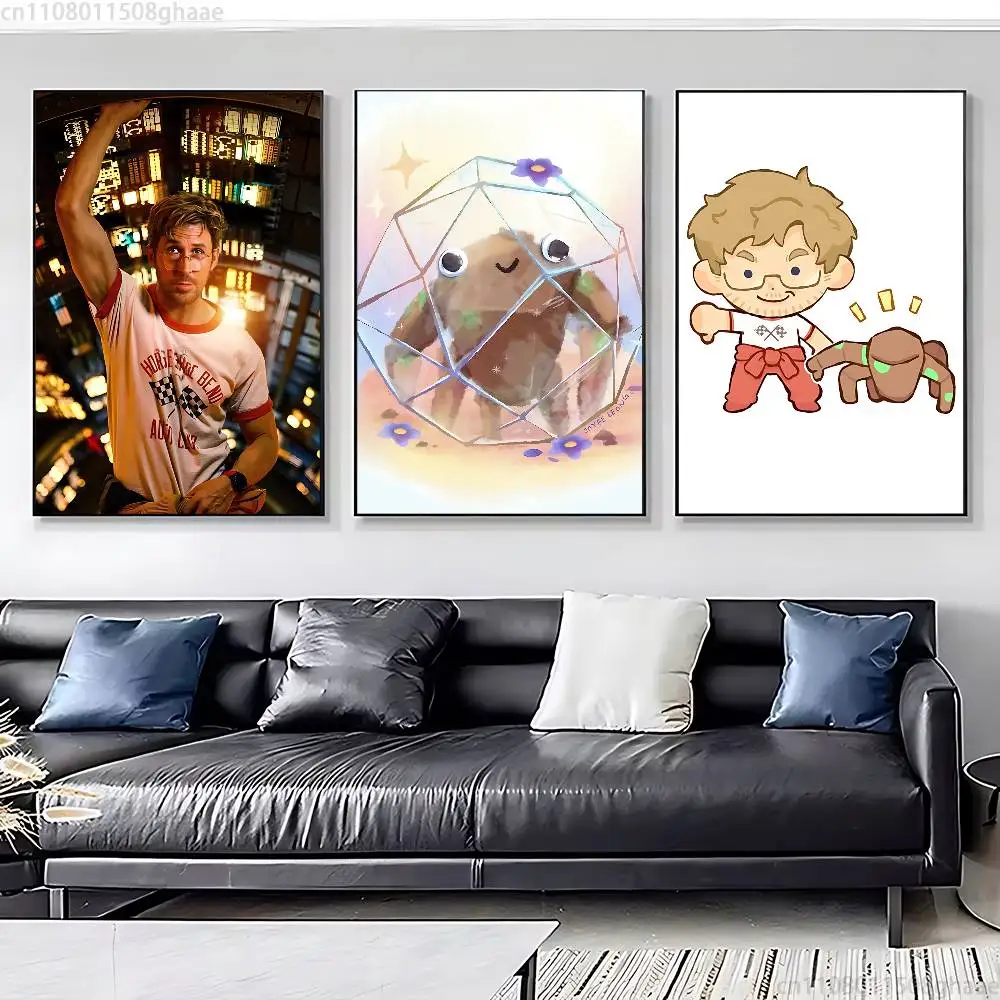 P-Project Hail Mary Ryland new group Poster HD home decor sticky wall waterproof home living room bar aesthetic decor