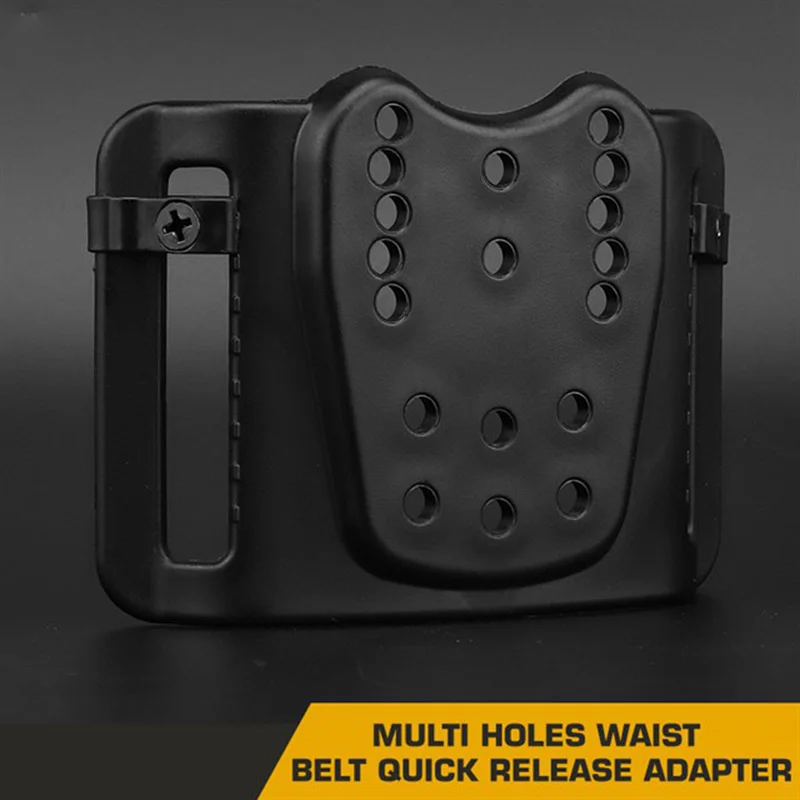 Multi-holes Belt Loop for Pistol Holsters,Outside Waistband Carry Wait Belt Quick Pull Adapter,Hunting Holster accessory