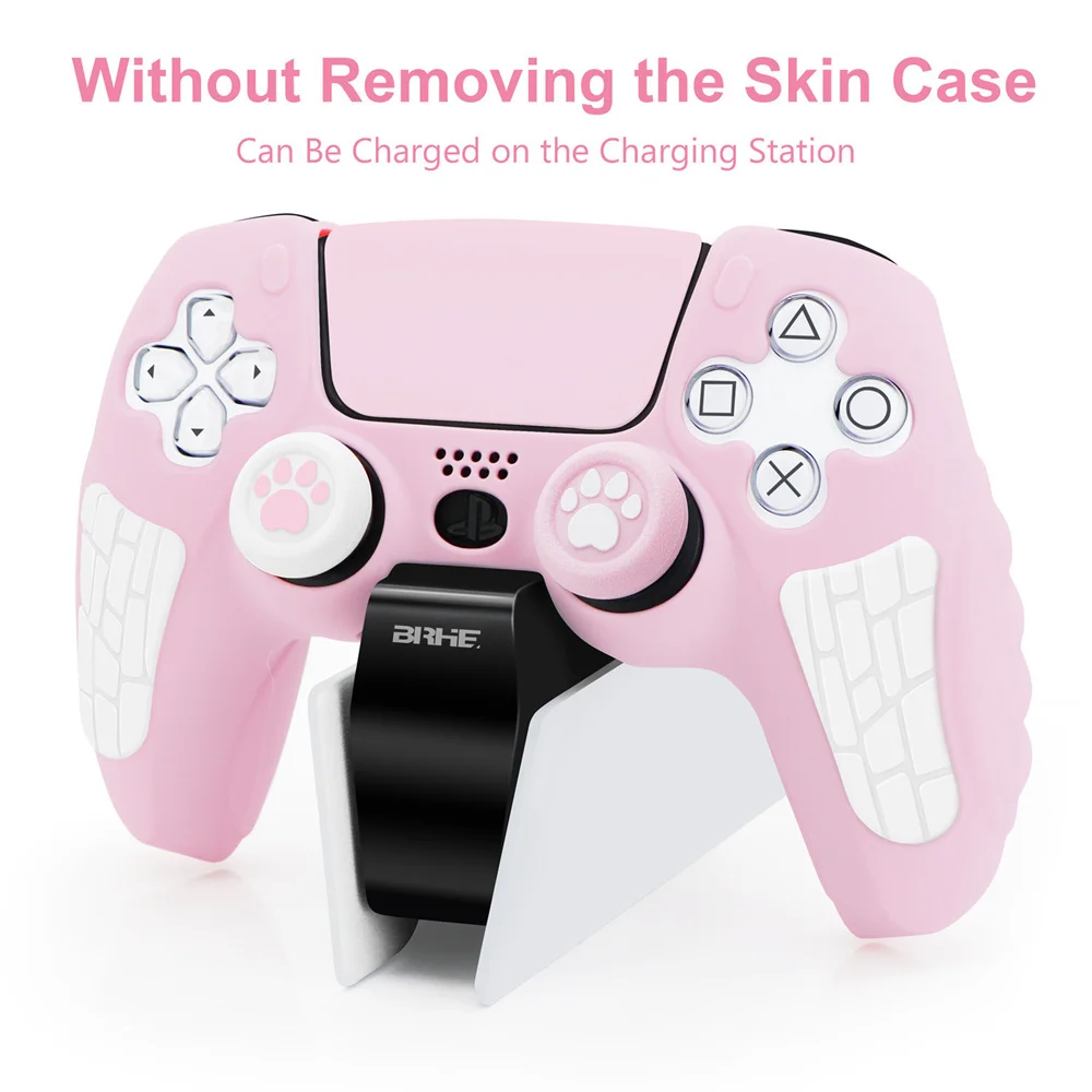 Wireless Handle Light And Smooth Ultra-thin Protective Sleeve Protective Shell Bare Metal Feel Silicone Game Handle Red