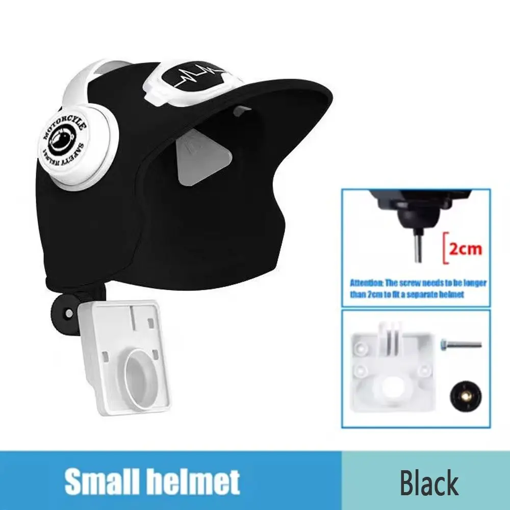 Waterproof Motorcycle Mobile Phone Holder Rotatable Cartoon Sunshade Umbrella Phone Bracket Helmet Sunscreen Phone Stand