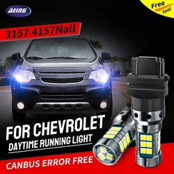 2pca 3157 Car LED Blub Daytime Running Light DRL No Error For Chevrolet Captiva Sport Malibu 7 Colorado Avalanche Suburban Tahoe