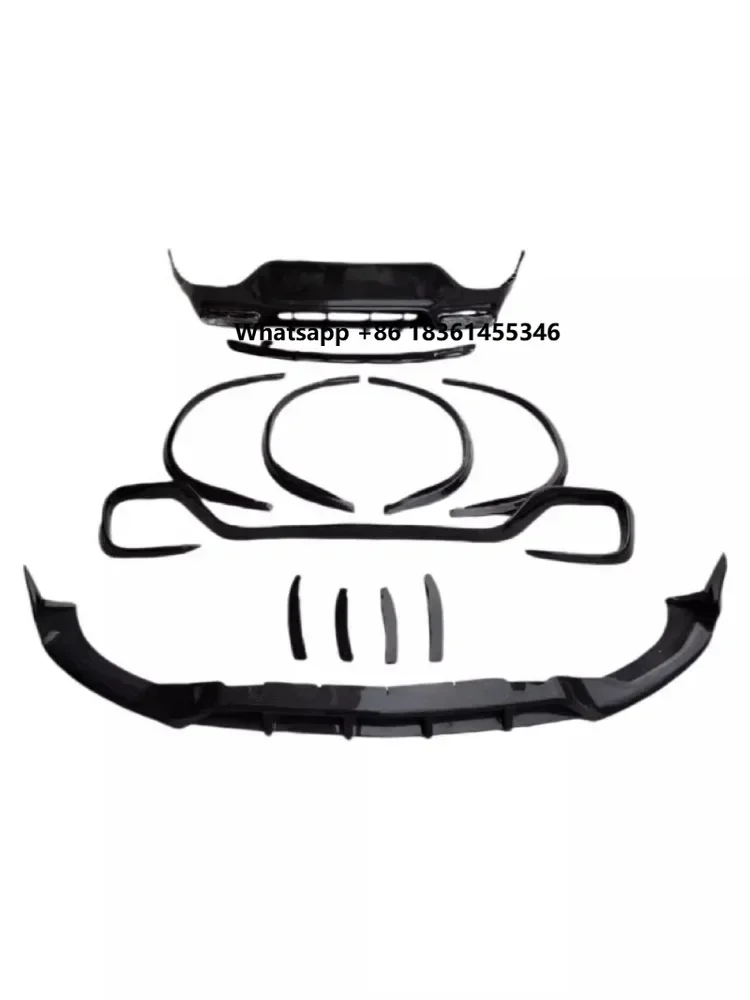 

for GLC coupe modified Front Rear lip Wheel eyebrows Tail wing Car Accessories Carbon fiber Body kit Engine cover