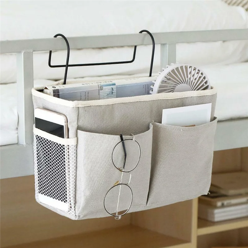 ABWR-Bedside Hanging Bag Storage Bag Bedroom Magazine Storage Bag Toy Rack Baby Tissue Box Home Storage Bag