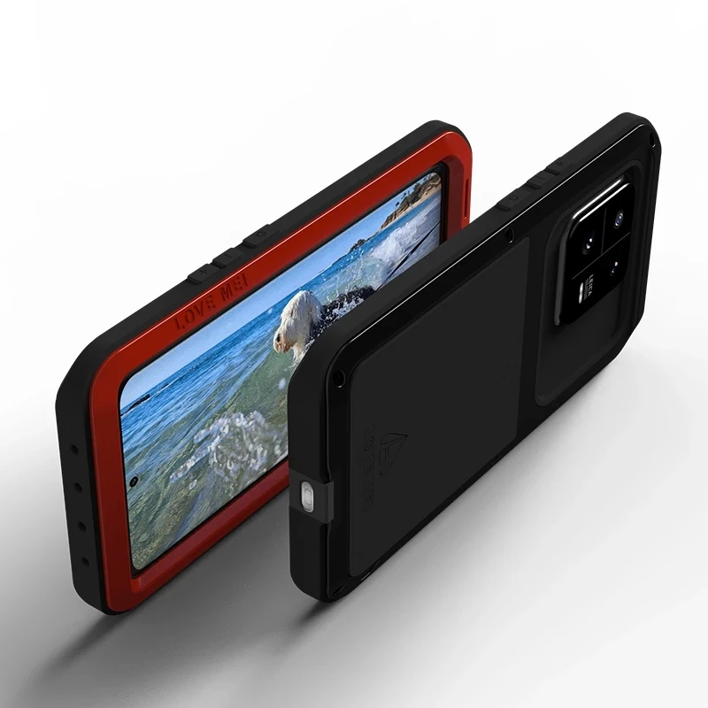2024 Love Mei Phone Case Silicone Military Grade Metal Protective Cover Shockproof and Dustproof for Xiaomi 13 13Pro 11 10 Pro