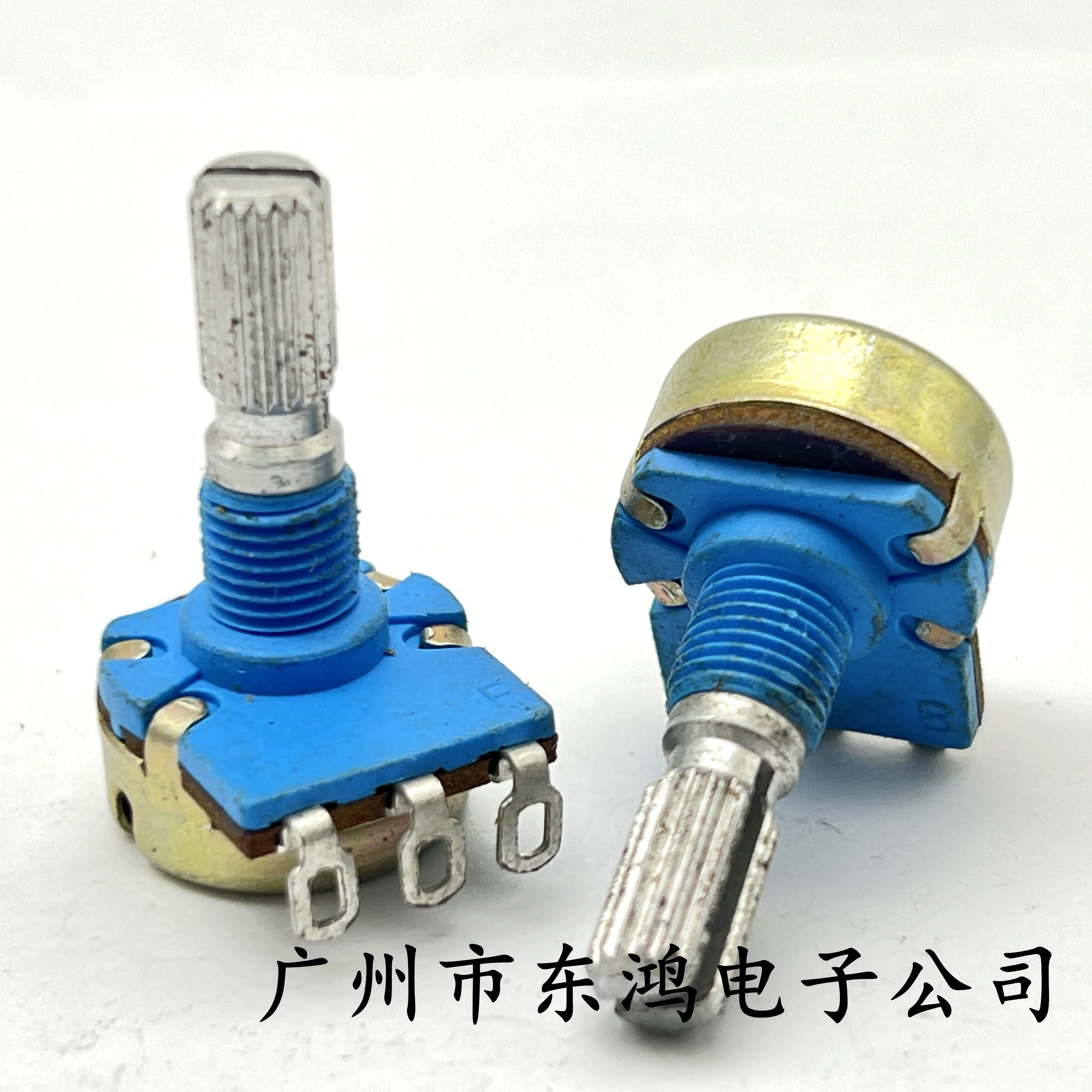 1 PCS 16 potentiometer single B100K plastic thread 20MM flower