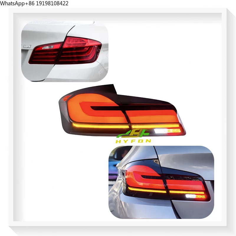 

For BMW 5 Series F10 F18 2011-2017 Upgrade G38 Style High Quality Full LED Dynamic Tail Lights Reversing Lights Plug and Play