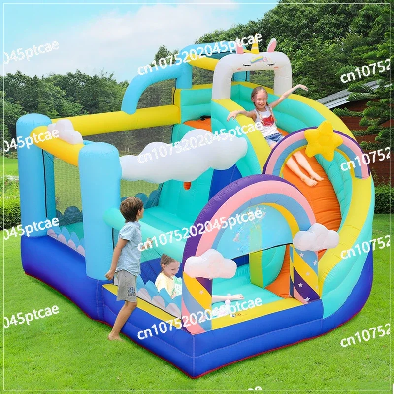 Indoor Type, Small, Household Products, Children's Trampoline Slide Bouncy Castle