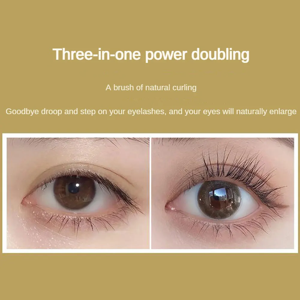 1/2/3PCS Blijvende Mascara Natuurlijke Dichte Langwerpige Wimpers Natuurlijke Mascara Make-up Gekleurde Mascara Gekrulde wimpers