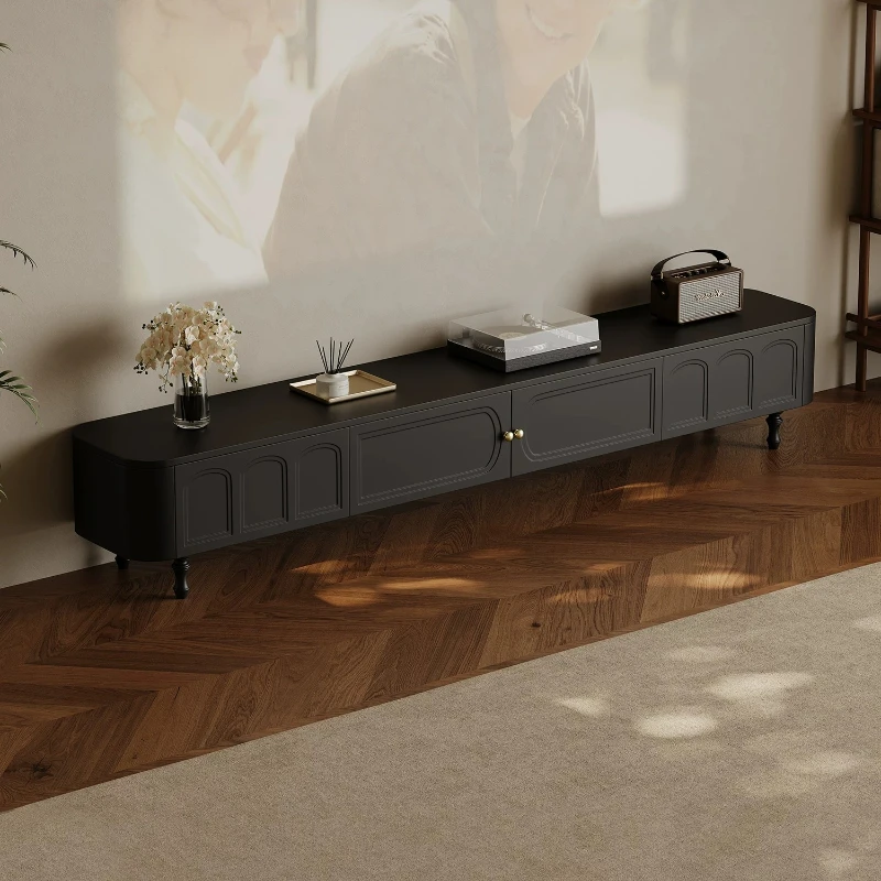 Black Design Tv Stands Luxury Vintage Long Mid Century Tv Cabinets Mount Universal Muebles Para Salas Living Room Furniture