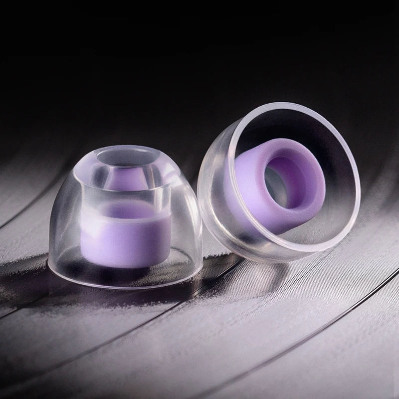 WHIZER EasyTips LT100 غطاء الأذن السائل سيليكون الأذن نصائح XS/S/M/L حجم 1 صندوق (4 أزواج) جودة صوت واضحة مع حقيبة للتخزين #3