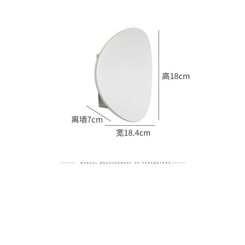 Modern Simple Outdoor Waterproof LED Wall Washer Stair Aisle Bedroom Sofaside Creative Artistic Atmosphere Round Wall Lamp