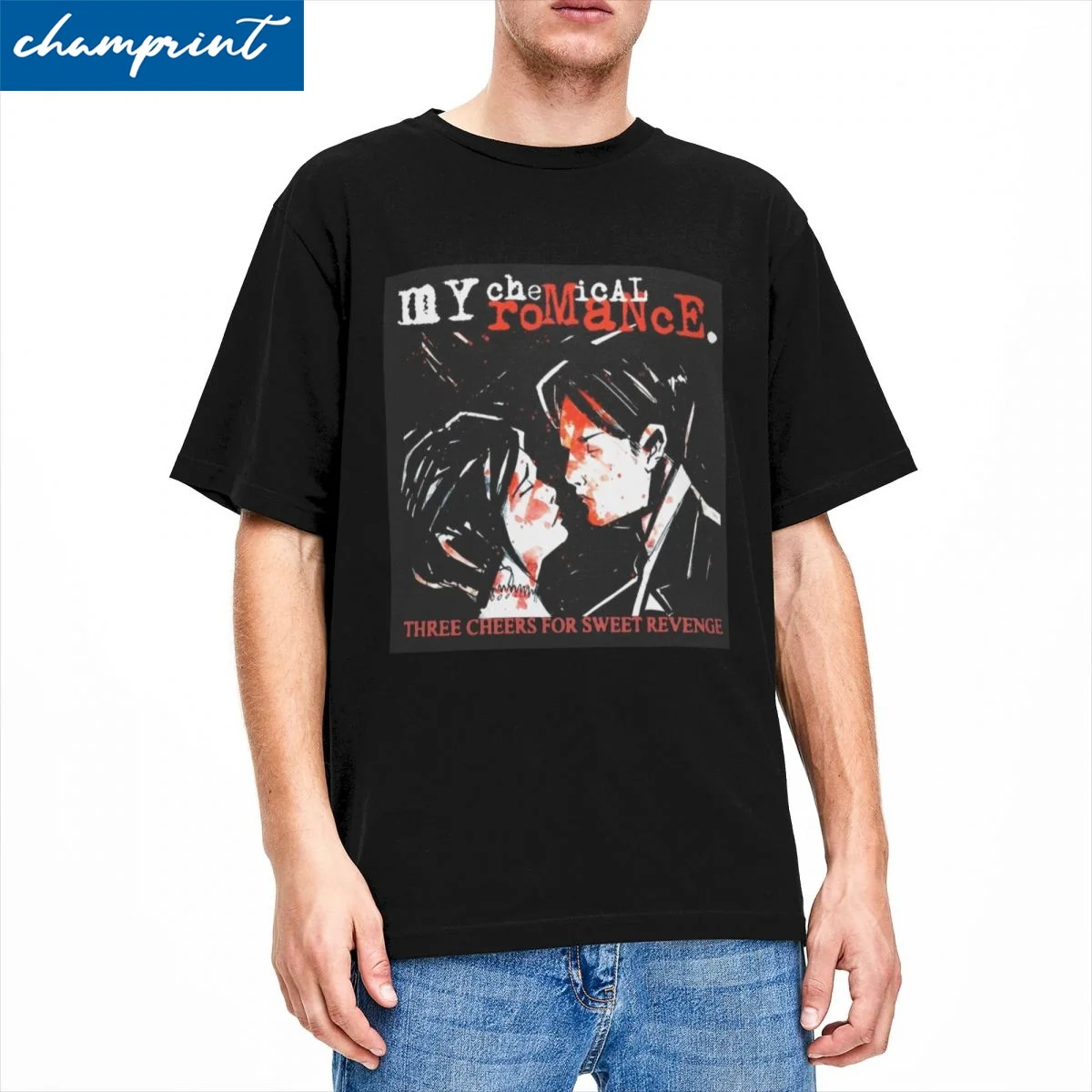 My Chemical Romance T-Shirt Men Women Punk Music Fashion Pure Cotton Tee Shirt O Neck Short Sleeve T Shirts Plus Size Clothes