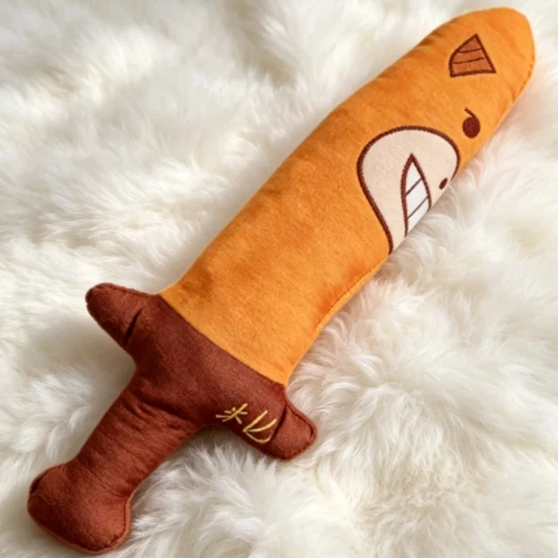 New Stock Interesting And Funny Pun Plush Toy Shark Sword Cow Sword As A Daily Collection Surprise Gift For Good Friends