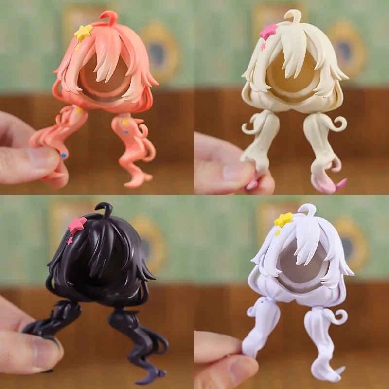 Ob11 Doll Plastic Hair Replacement Twin Ponytails Doll Hair Head Mold Accessories For Obitsu11 Gsc Body 1/12 Bjd Head Shell Doll