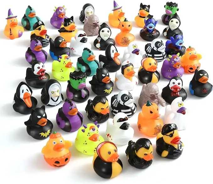 Halloween Rubberen Eenden Badspeelgoed Diverse Eendjes Voor Kinderen Trick Or Traktatie Benodigdheden Goodie Bag Fillers Babydouches