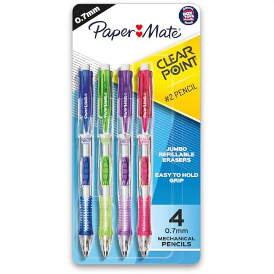 

Clearpoint Mechanical Pencils 0.7mm HB 2 Pencil Set Art plies Teacher plies Sketching Pencils Drafting College School Fashion B