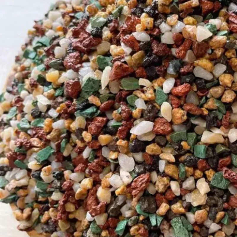 500g 1000g Rainbow Stone Succulent Matrix Plant Rainbow Stone Medium Soil Potted Flower Paving Stone Mineral Particles