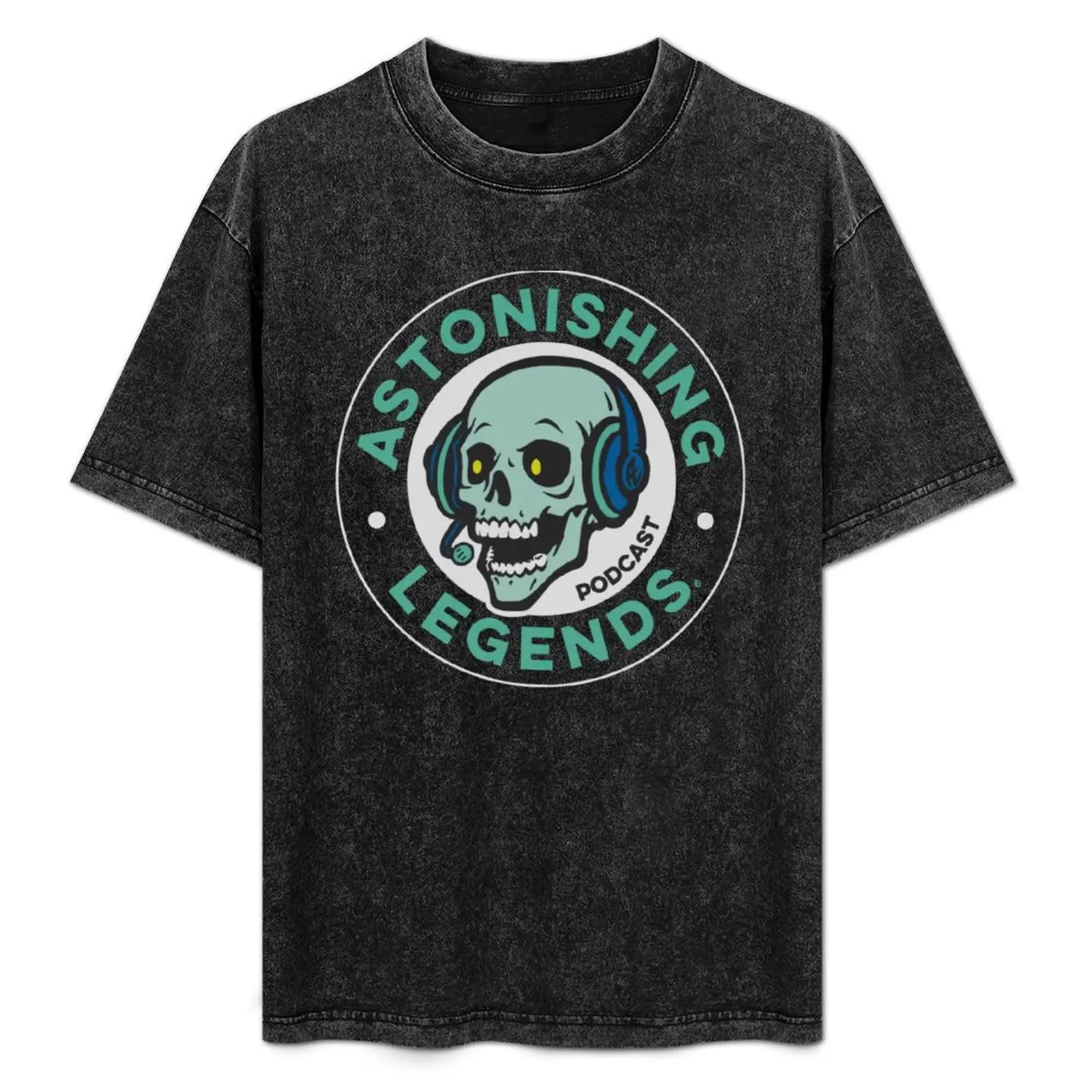 T-shirt Astonishing Legends à motif artistique imprimé, haut décontracté