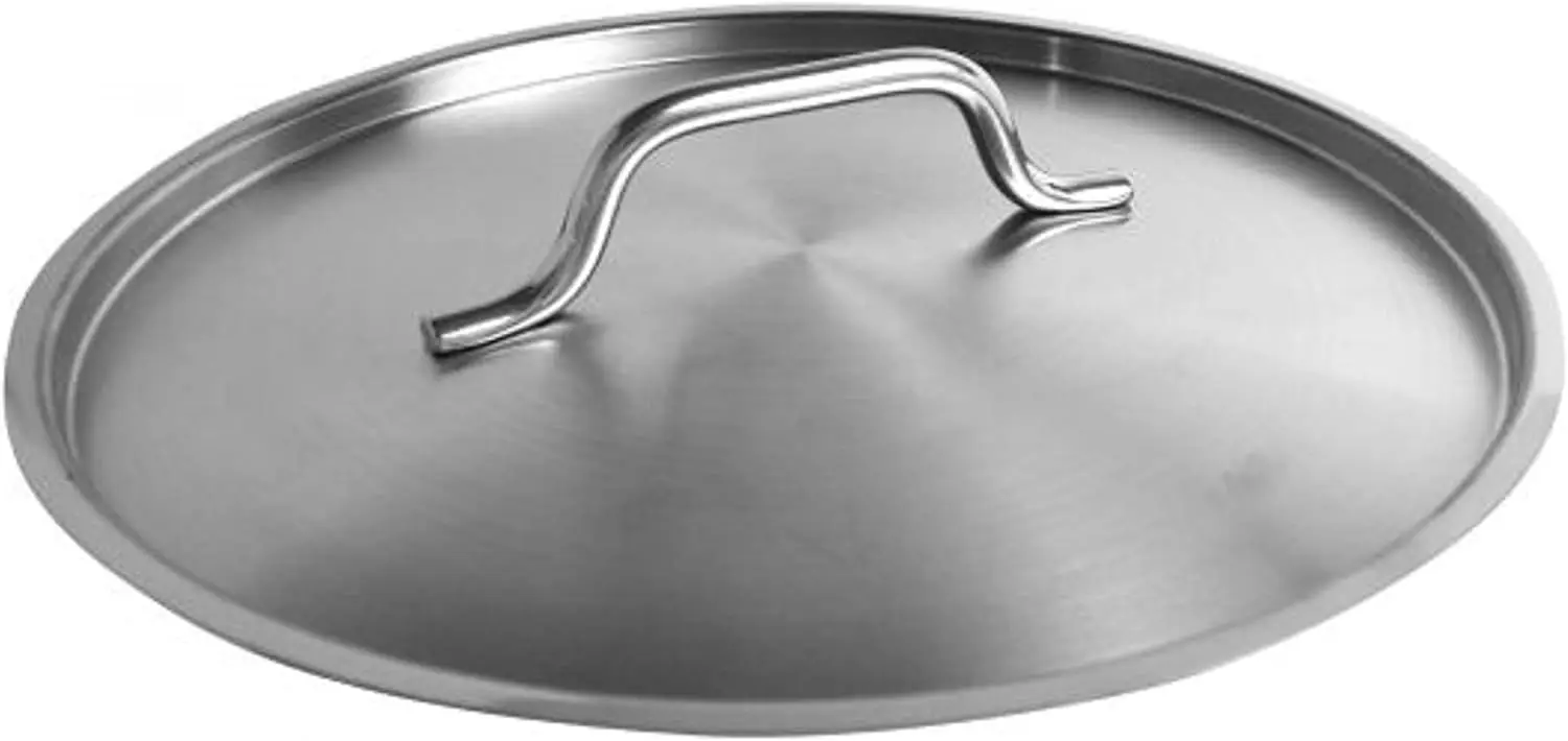 

- 12 qt. Stainless Steel Stock Pot Lid 11-5/8" Diameter x 1/2" Thickness- Heavy Duty Stock Pot Cover Stew Simmering Pot