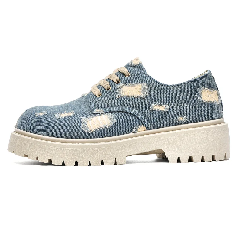 

2026 Spring Men's New Retro Popular Big Head Boots Canvas Low Top Cloth Shoes Thick soled Height Increasing Men's Shoes