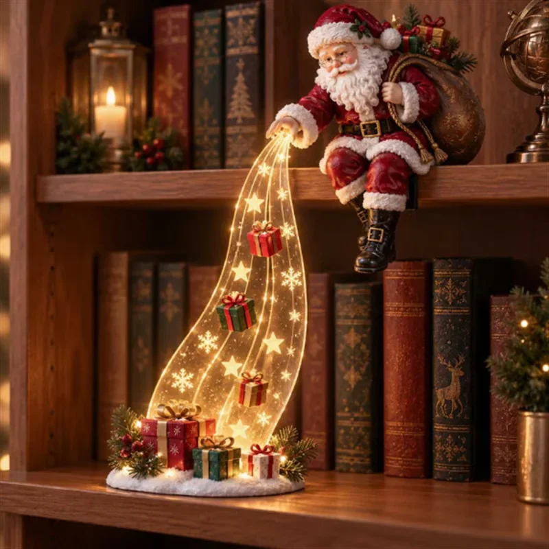 Christmas Shelf-Edge Lighted Scene Decor