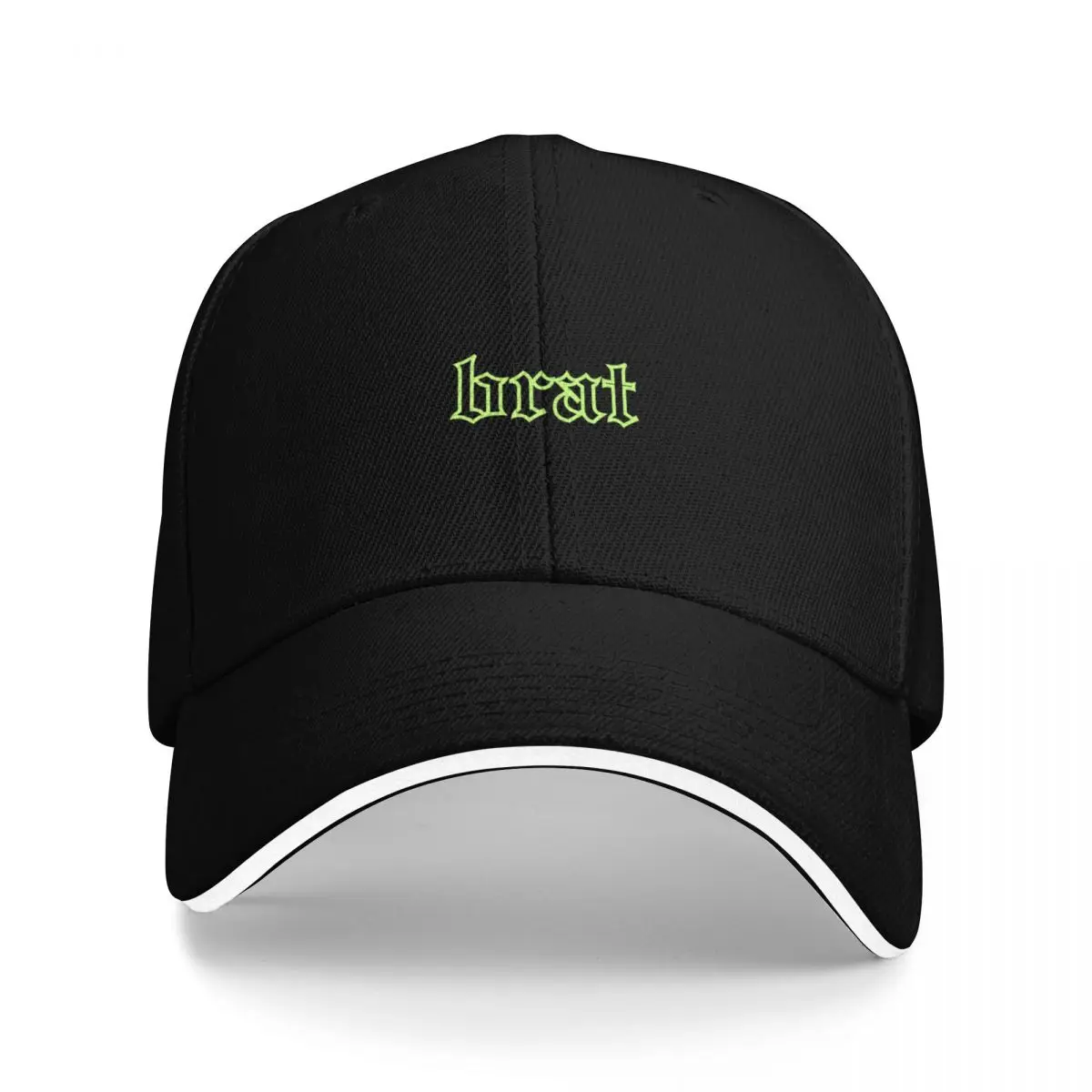 

brat - brat green Baseball Cap Luxury man cap Luxury Man Hat fishing hat Streetwear For Women Men's