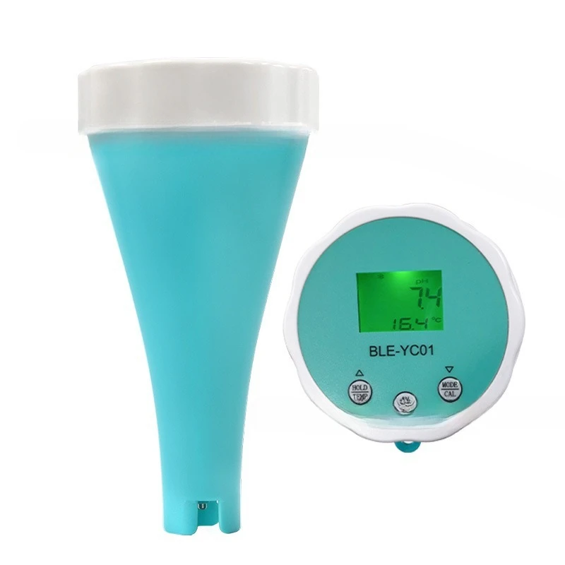 

Bluetooth connection APP six-in-one water quality detector PH/ORP/EC/TDS temperature CL swimming pool residual chlorine monitor