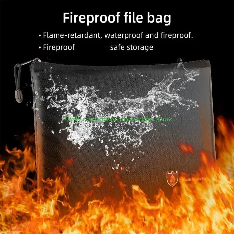 97QB Fireproof Waterproof Materials Secure Storage for Contracts Certificates