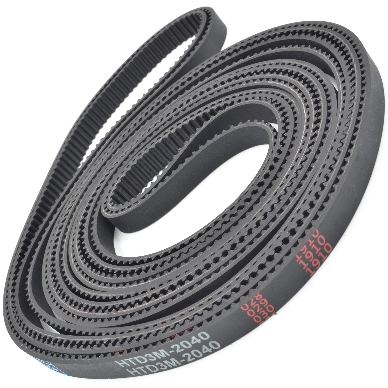 POWGE HTD 3M Timing belt Lp=1905 1953 1980 2001 2040 2088 2121 2220 2388 2460 2505 2640 Width 6-30 HTD3M 2388-3M 2460-3M Rubber