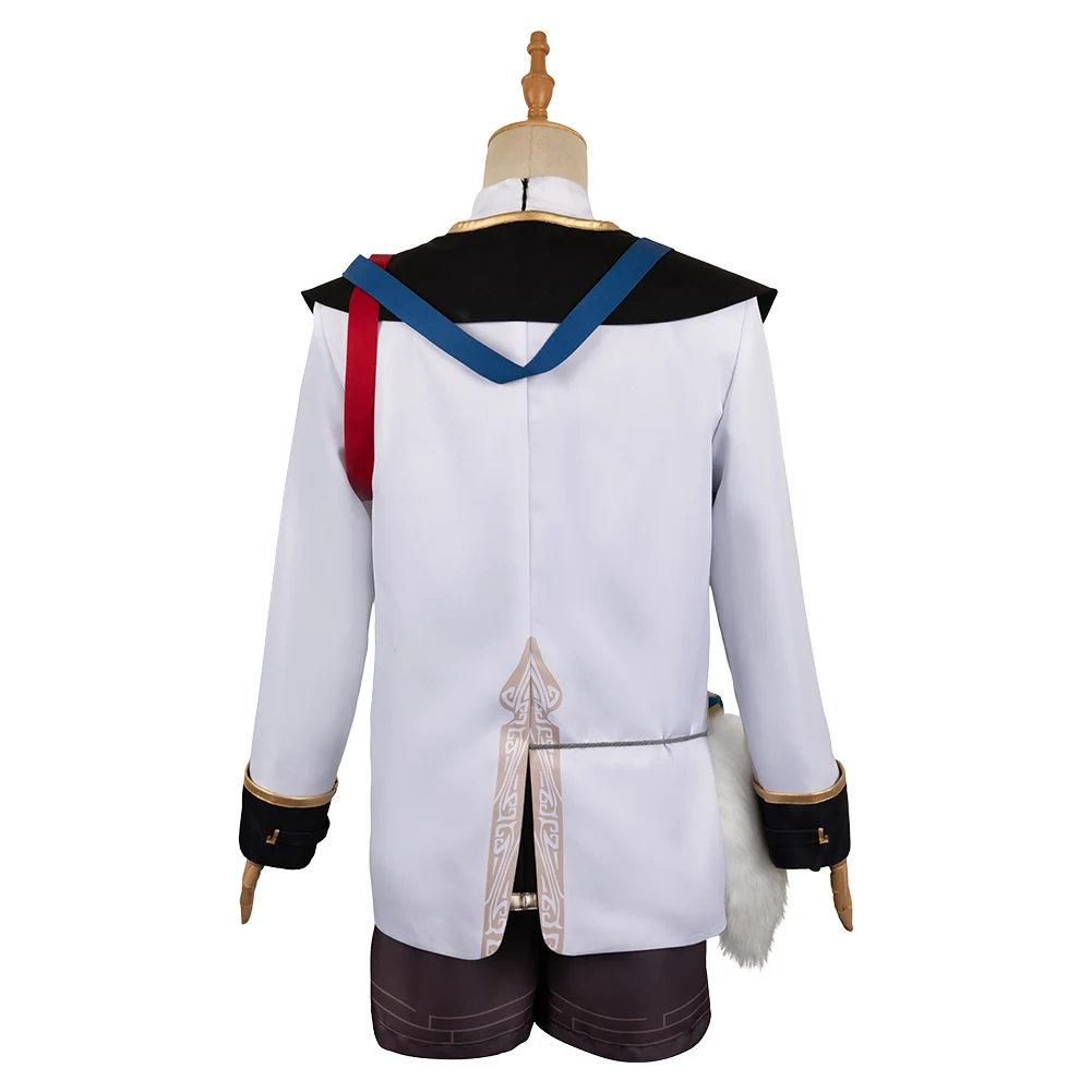 Jing Yuan Honkai Star Rail Cosplay Nette Costume pour Hommes et Femmes, Déguisement, Veste, Short, Tenues de Bande Dessinée, Halloween, Carnaval Trempé