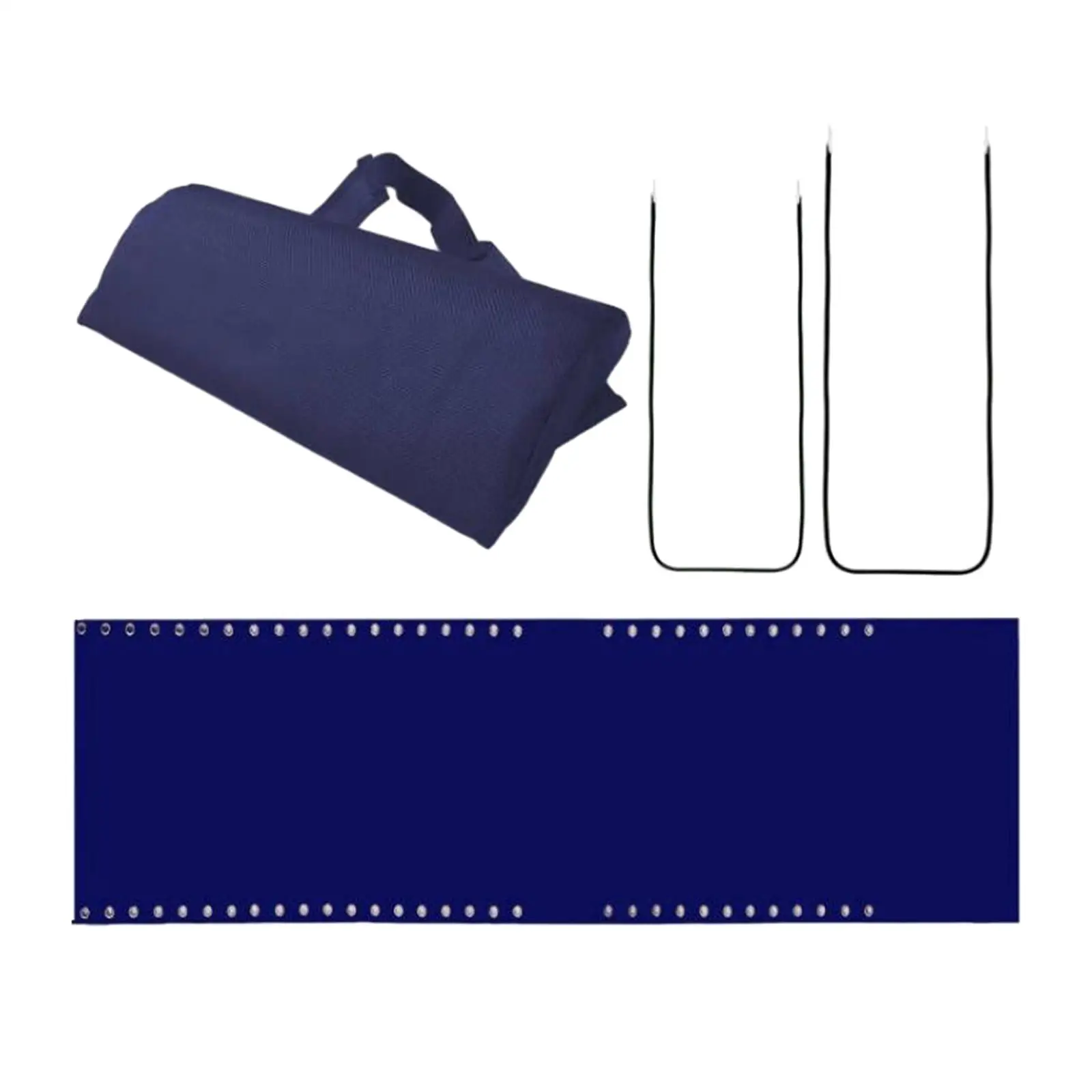 

Lounge Chair Cloth Ropes Durable 160cm x 48cm with Pillow recliner Chair Cloth for Beach Patio Gardens Camping Folding Chair