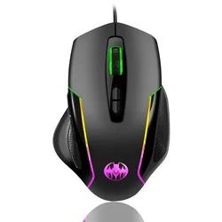 Mouse USB Wired Gaming Mouse 7 Button Backlit Ergonomic Mouse 5500 DPI Adjustable Optical Mice for PC Gamer Computer mause