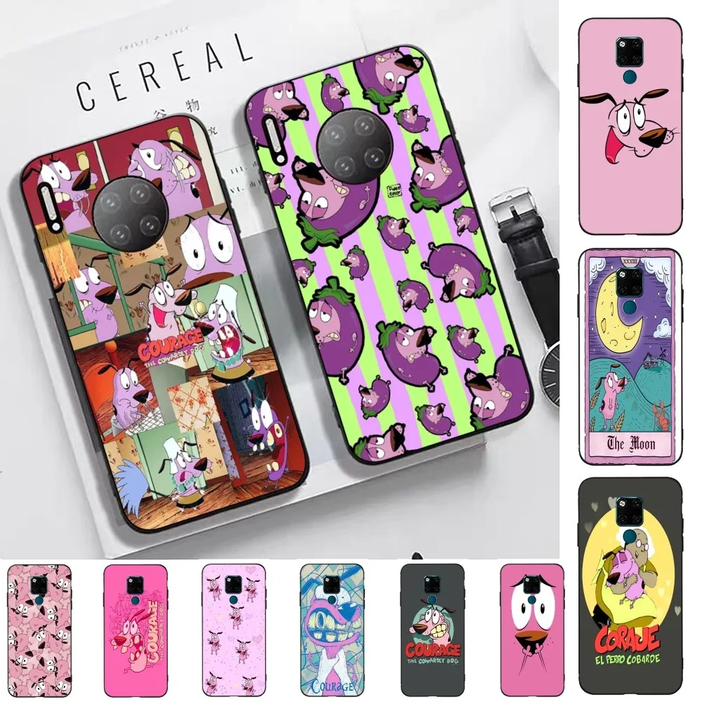 

Funny Cartoon C-Courage the C-Cowardly D-Dog Phone Case For Huawei Mate 10 20 30 40 50 lite pro Nova 3 3i 5 6 SE 7 pro 7SE