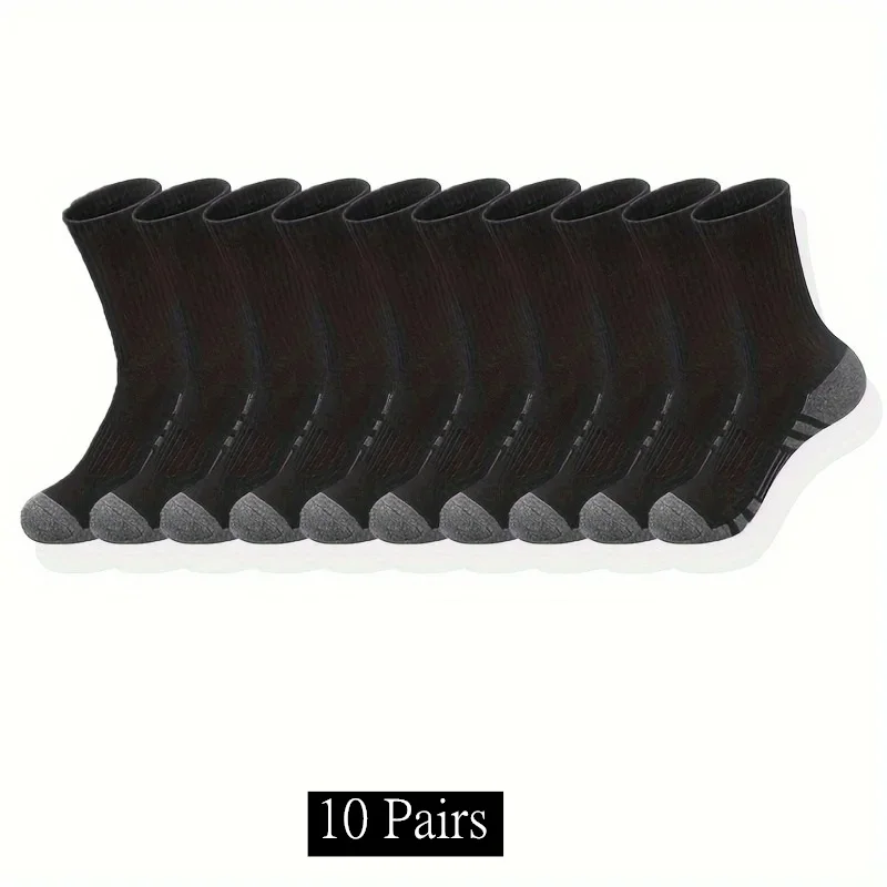 10/20/30 Pairs الرجال الكلاسيكية طاقم الجوارب للجنسين جوارب رياضية للرجال تشغيل كرة السلة المضادة للانزلاق في الهواء الطلق تنفس الرجال الجوارب