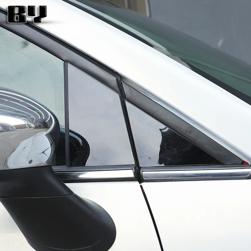 B أعمدة ملصق لشركة فيات 500 2008-2023 أبارث 595 695 2012-2017 2018 2019 2020 2021 2022 2023 قطعة أسود لامع