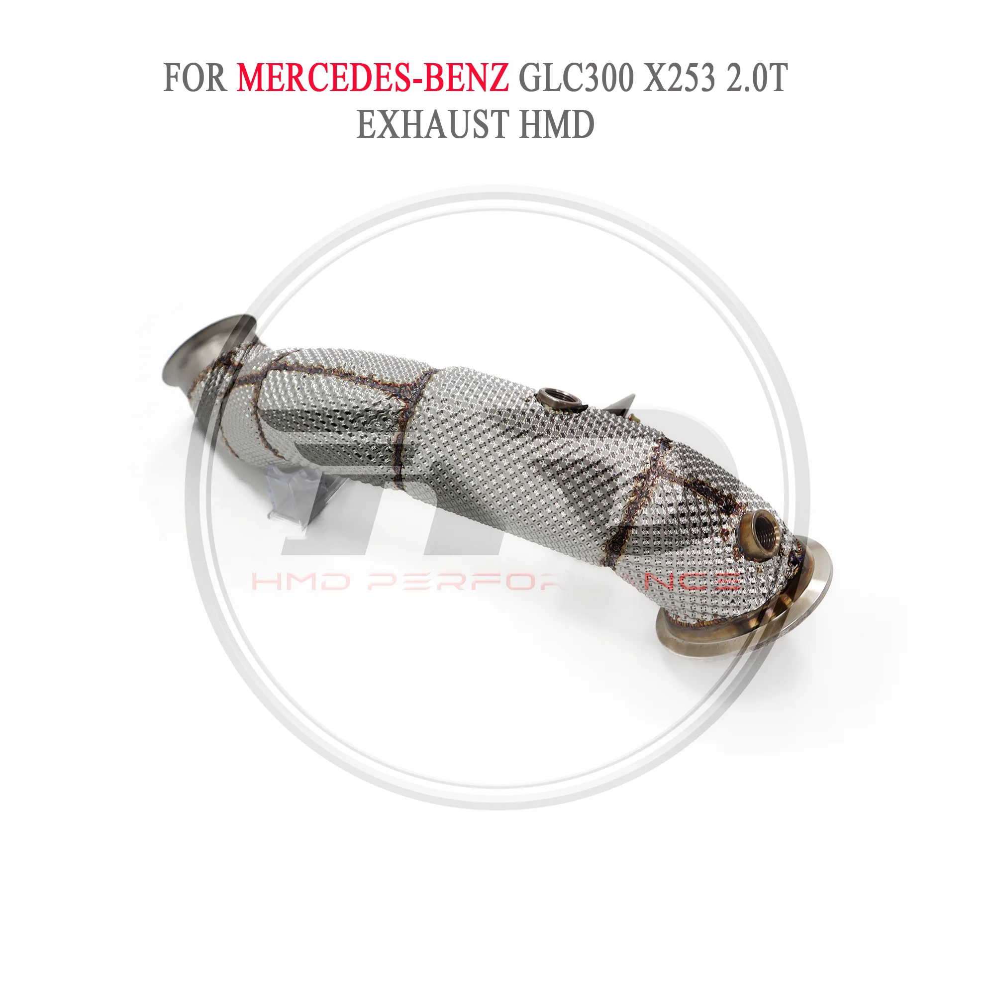 

HMD Downpipe for Mercedes benz GLC300 X253 2.0T Exhaust System Stainless Steel Performance With Catalytic Car Accessories