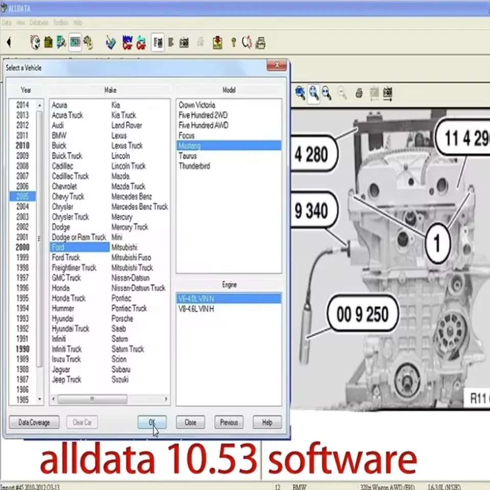 Программное обеспечение для ремонта автомобилей Winols 4.7 с новейшей версией диагностического инструмента Alldata10.53 в комплекте