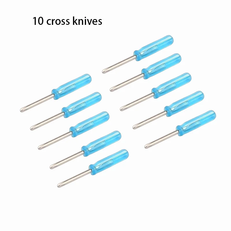 10er-Pack Mini-Kreuzschlitzschraubendreher-Set, 2 mm Kreuz-/Horizontallkopf, Präzisionsreparaturwerkzeuge für Spielzeug und Elektronik, Handübungen – Detail 6