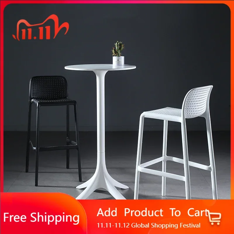 

Accent Counter Bar Stools Living Room Plastic Modern Throne Reception Desks Barstools Bedroom Bancos De Bar Trendy Furniture