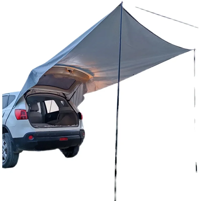 Self-Driving Travel Car Tail Canopy UV-Proof Outdoor Car Side Trunk Tent Wild Camping Pergola Iron