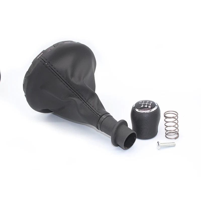  Autozubehör 5/6 Gang Schaltknauf Leder Gamasche Kofferraumabdeckung für VW Volkswagen Transporter T5 T5.1 T6 Gp 2003-2011 – Detail 5