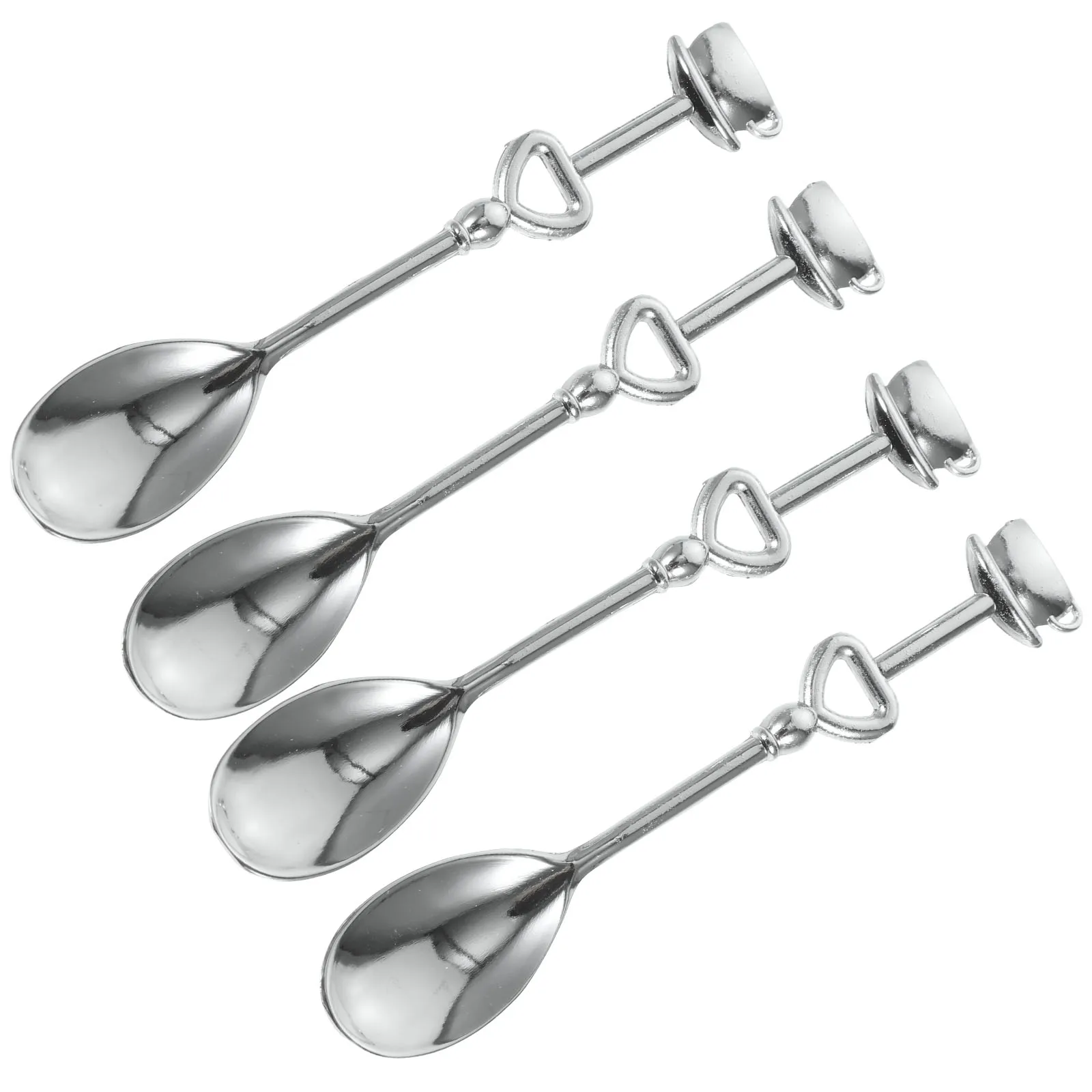 

8pcs Coffee Spoon Set Metal Dessert Spoons For Tea Party Favors Women Multi-Function Mixing Spoons Ice Cream Cake Beverage Tool